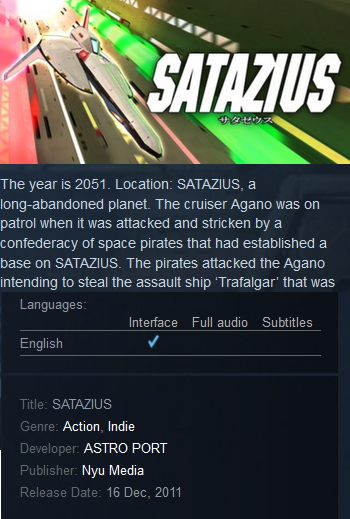 SATAZIUS Steam - Click Image to Close